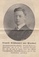 Nußbaumer Leopold, Pinsdorf, Infantrist